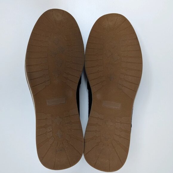 NEW! Mens Sz 12 ZANZARA Black Leather Canvas Lace Up BLAZE Oxfords Shoes - Picture 9 of 9